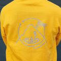 Yellow Hoodie "I support youth in my community"