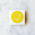 Stickers pack of 10 yellow